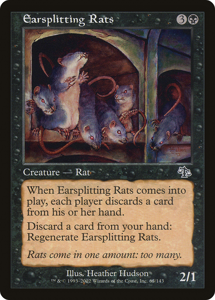 Earsplitting Rats (JUD-065) - Judgment Foil