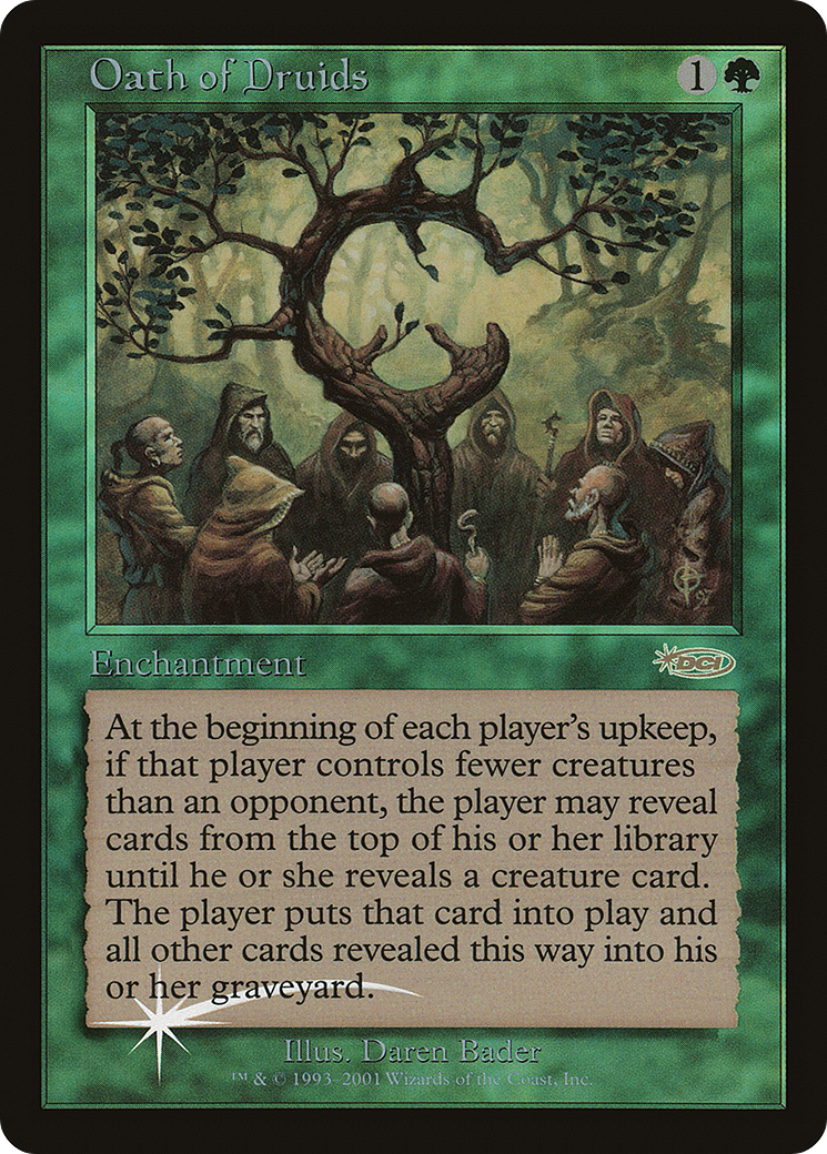 Oath of Druids (JDG-002) - Judge Gift Cards 2001 Foil