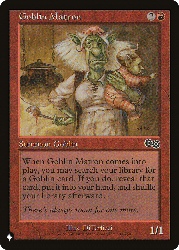 Goblin Matron (USG) (LIST-191/350) - The List
