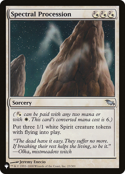 Spectral Procession (LIST-23/301) - The List