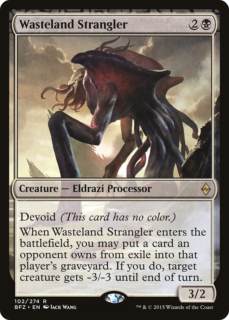Wasteland Strangler (BFZ-102) - Battle for Zendikar: (devoid)
