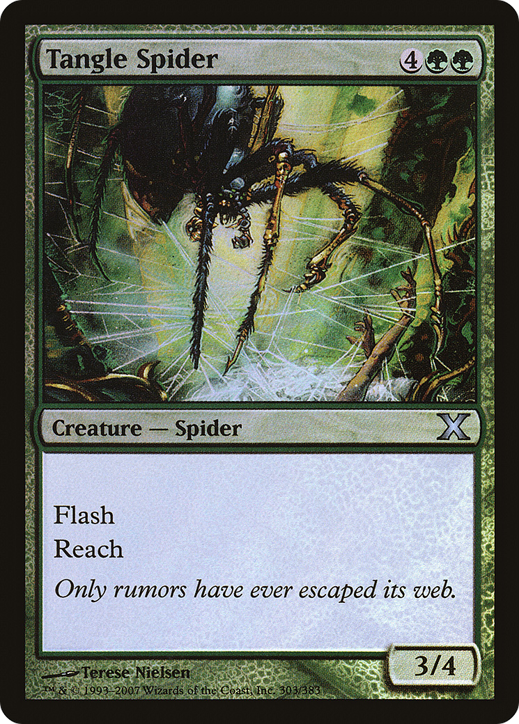 Tangle Spider (10E-303★) - Tenth Edition Foil