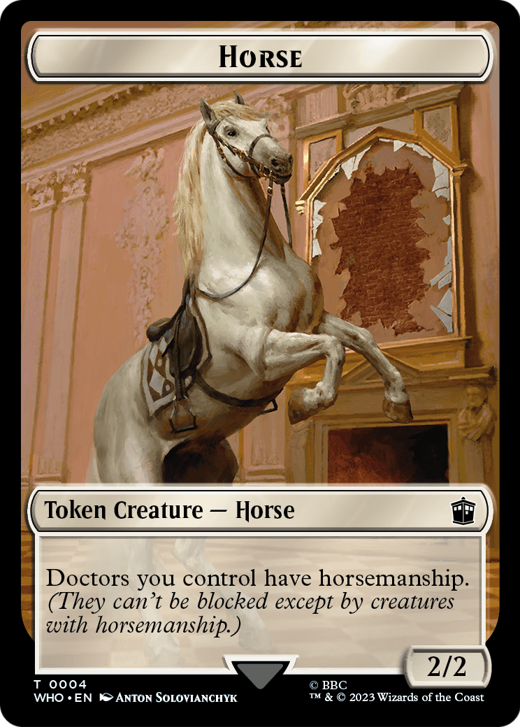 Horse (TWHO-004) - Doctor Who Tokens