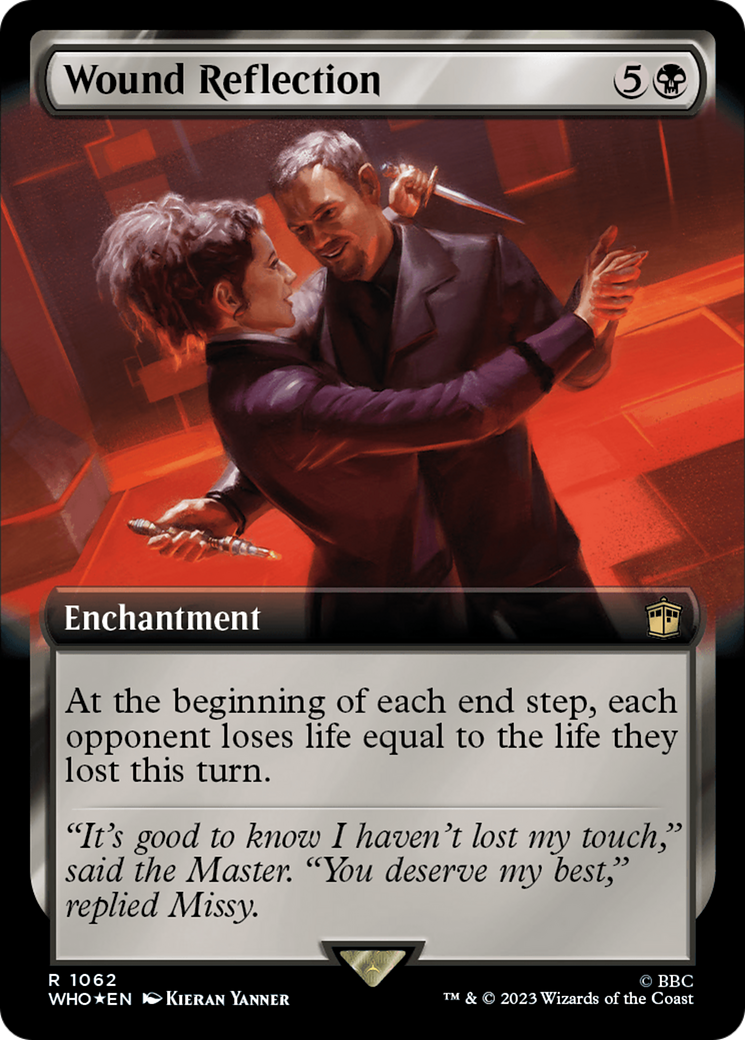 Wound Reflection (Extended Art) (Surge Foil) (WHO-1062) - Doctor Who: (Extended Art) Foil