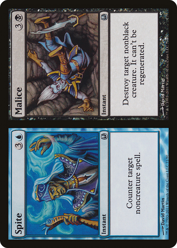 Spite // Malice (DDH-071) - Duel Decks: Ajani vs. Nicol Bolas
