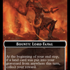 Bounty: Lord Fajjal // Wanted! (TOTC-033) - Outlaws of Thunder Junction Commander Tokens Foil