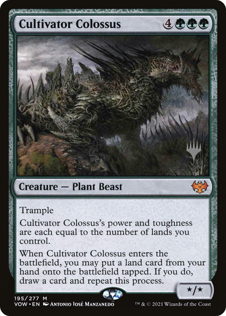 Cultivator Colossus (PPDMU-195) - Innistrad: Crimson Vow Promos Foil