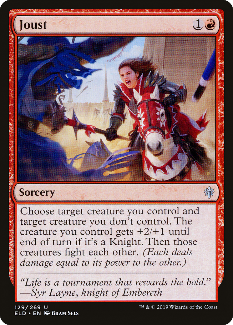Joust (ELD-129) - Throne of Eldraine Foil