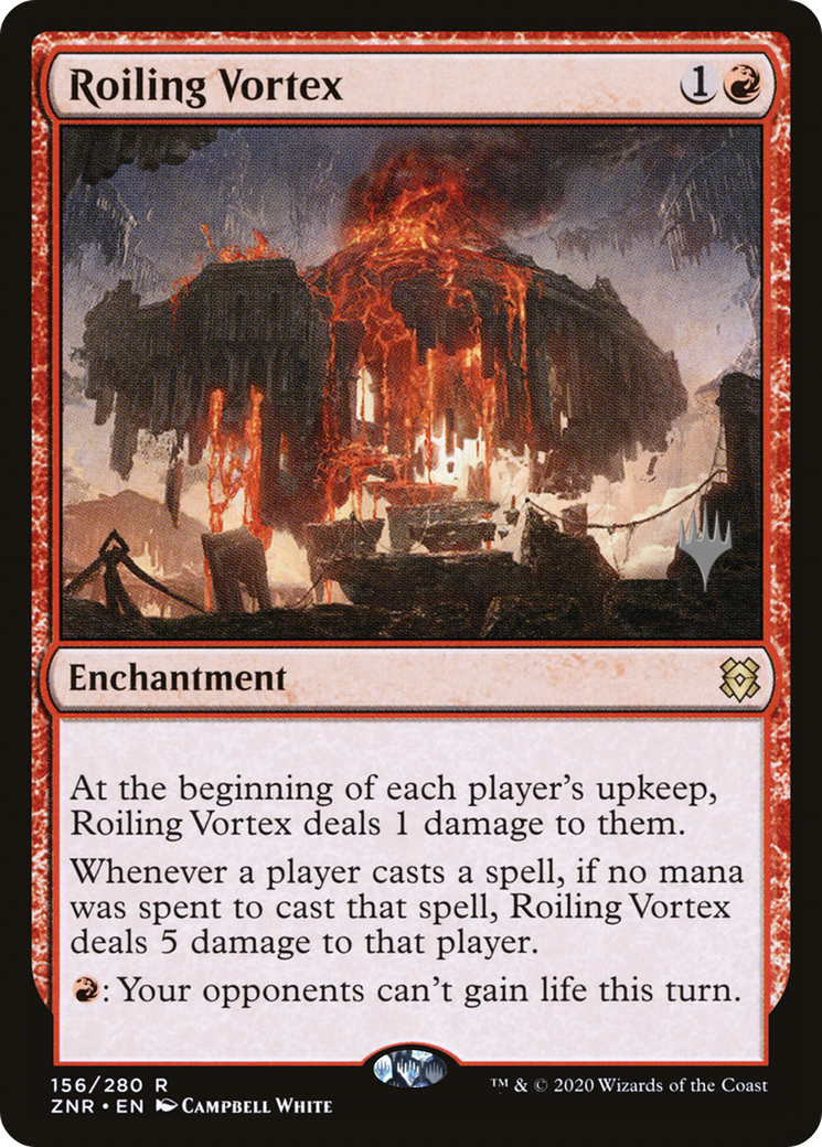 Roiling Vortex (PPZNR-156) - Zendikar Rising Promos