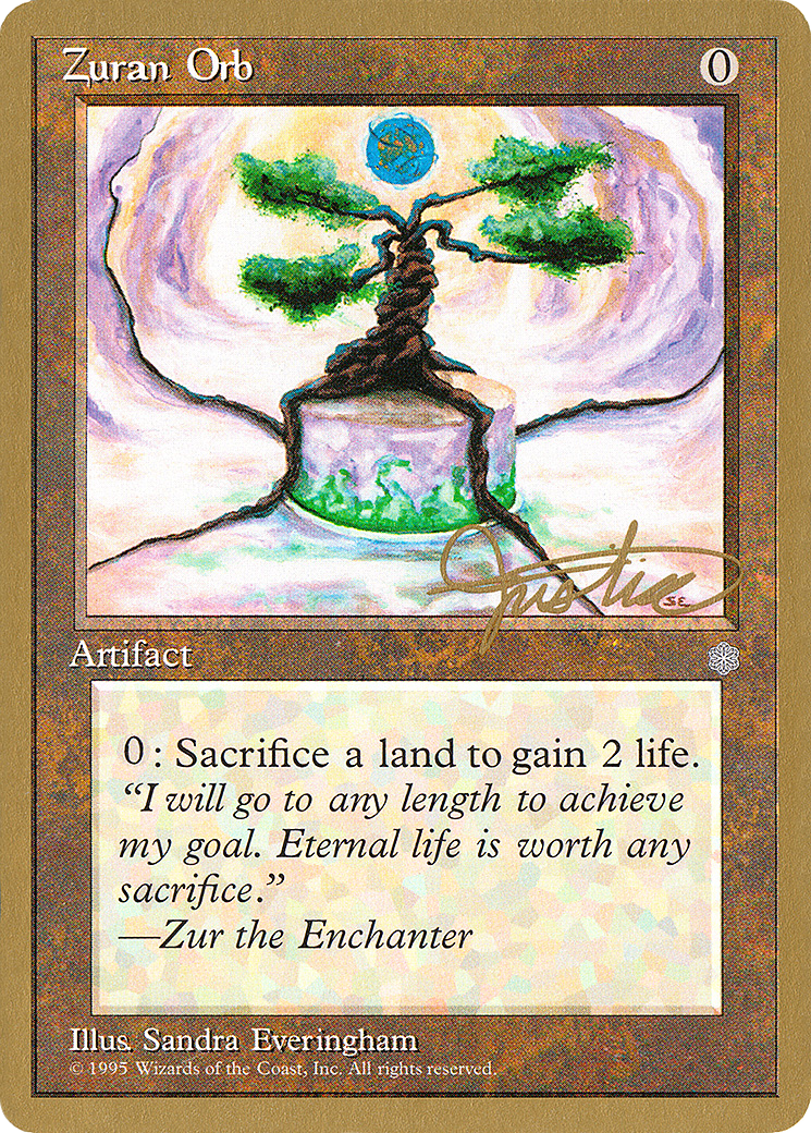 Zuran Orb - 1996 Mark Justice (ICE) (WCD-) - Pro Tour Collector Set