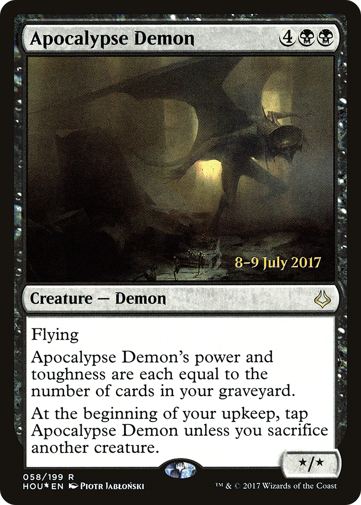 Apocalypse Demon (PRE-058) - Hour of Devastation Promos Foil