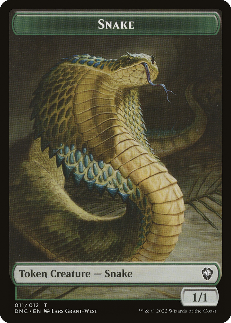 Snake (TDMC-011) - Dominaria United Commander Tokens