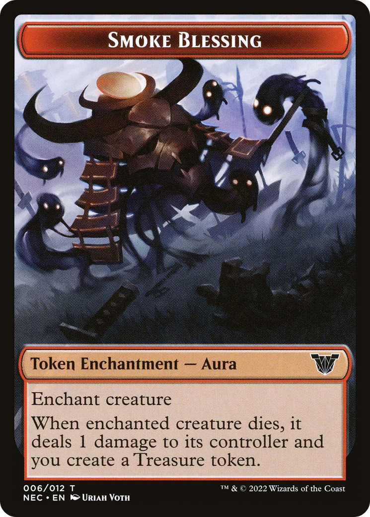 Smoke Blessing (TNEC-006) - Neon Dynasty Commander Tokens