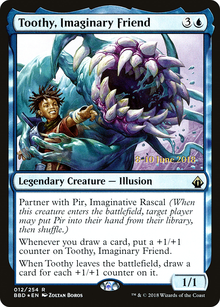 Toothy, Imaginary Friend (LARP-012) - Battlebond Promos Foil