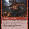 Fearful Villager (VOW-157) - Innistrad: Crimson Vow: (Double Faced Transform) Foil