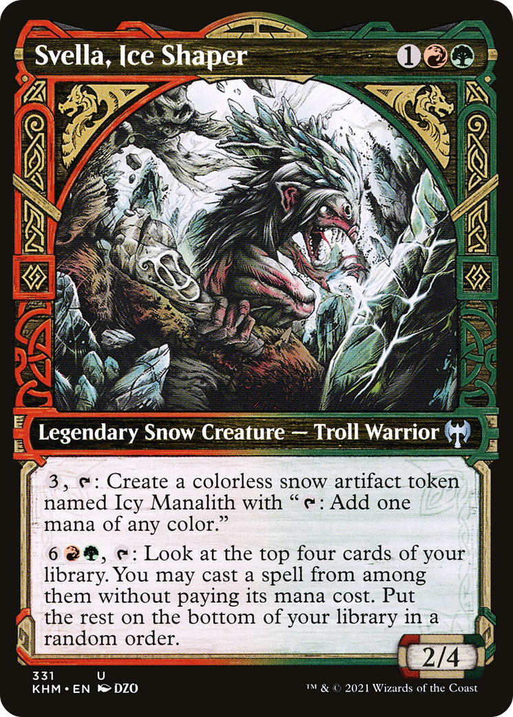 Svella, Ice Shaper (Showcase) (KHM-331) - Kaldheim: (Showcase)