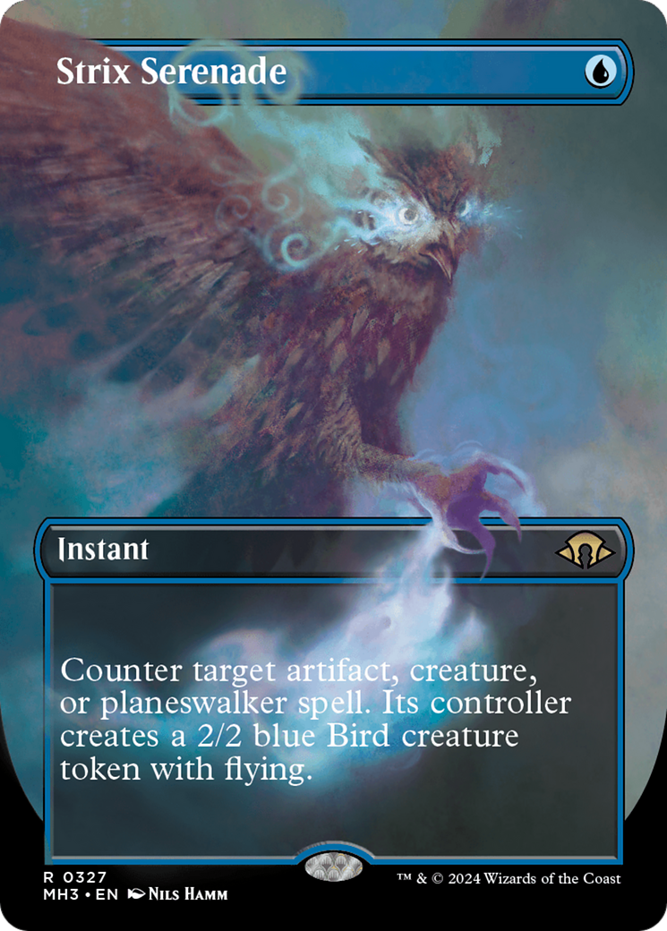 Strix Serenade (Borderless) (MH3-327) - Modern Horizons 3 (Borderless)