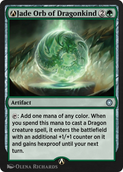 A-Jade Orb of Dragonkind (HBG-A-215) - Alchemy Horizons: Baldur's Gate