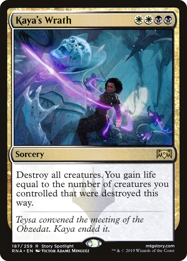 Kaya's Wrath (RNA-187) - Ravnica Allegiance Foil