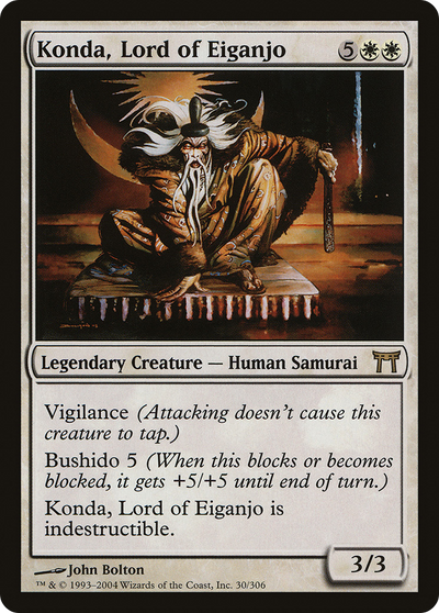 Konda, Lord of Eiganjo (CHK-030) - Champions of Kamigawa