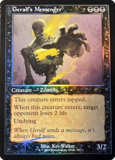 Geralf's Messenger (842) (Retro Frame) [Secret Lair Drop Series]