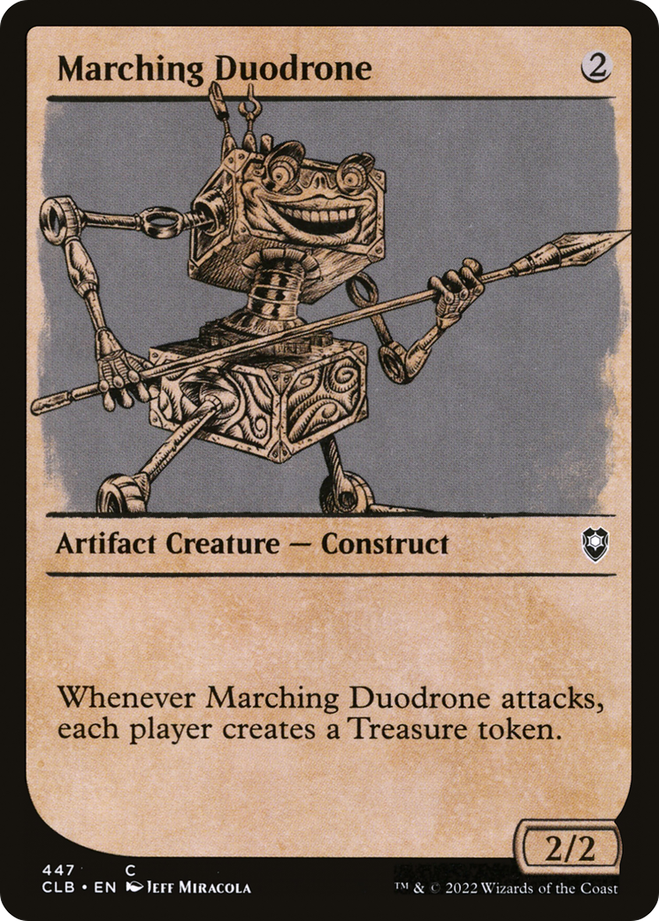 Marching Duodrone (Showcase) (CLB-447) - Commander Legends: Battle for Baldur's Gate: (Showcase)