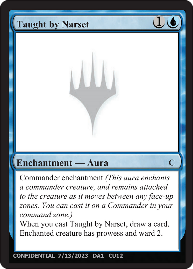 Taught by Narset (UNK-CU12B) - Unknown Event