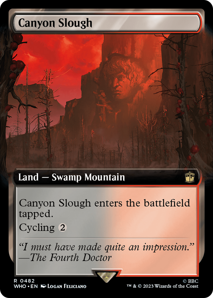 Canyon Slough (Extended Art) (WHO-482) - Doctor Who: (Extended Art) Foil