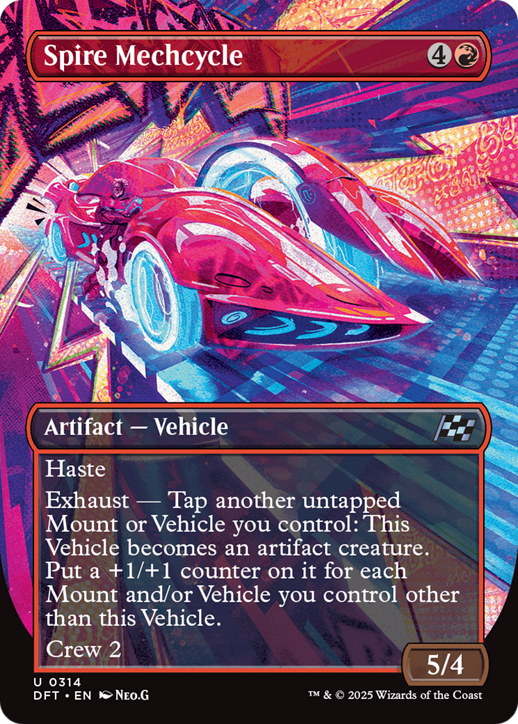 Spire Mechcycle (Borderless) (DFT-314) - Aetherdrift (Borderless)