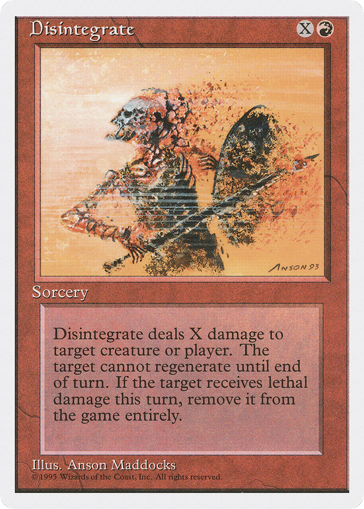 Disintegrate (4ED-203) - Fourth Edition