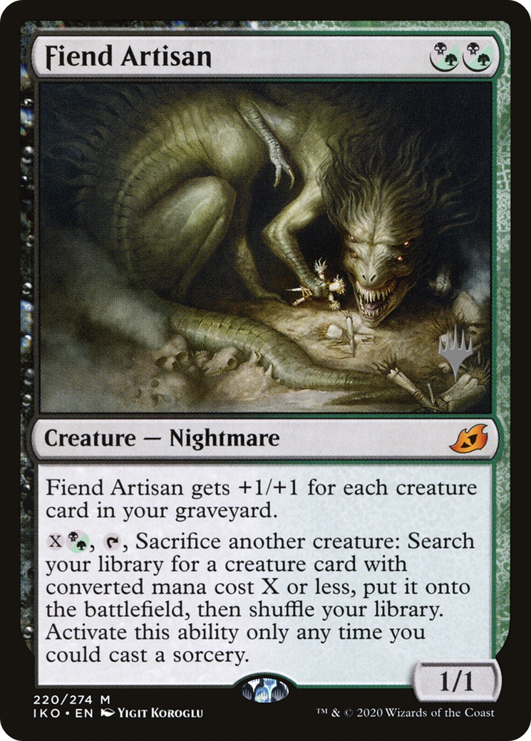 Fiend Artisan (PPIKO-220) - Ikoria: Lair of Behemoths Promos Foil
