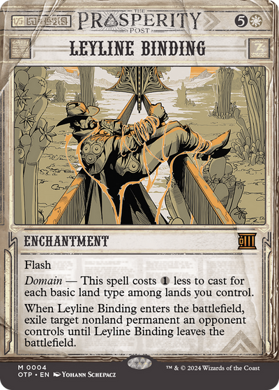 Leyline Binding (OTP-004) - Breaking News: (Showcase) (Borderless)
