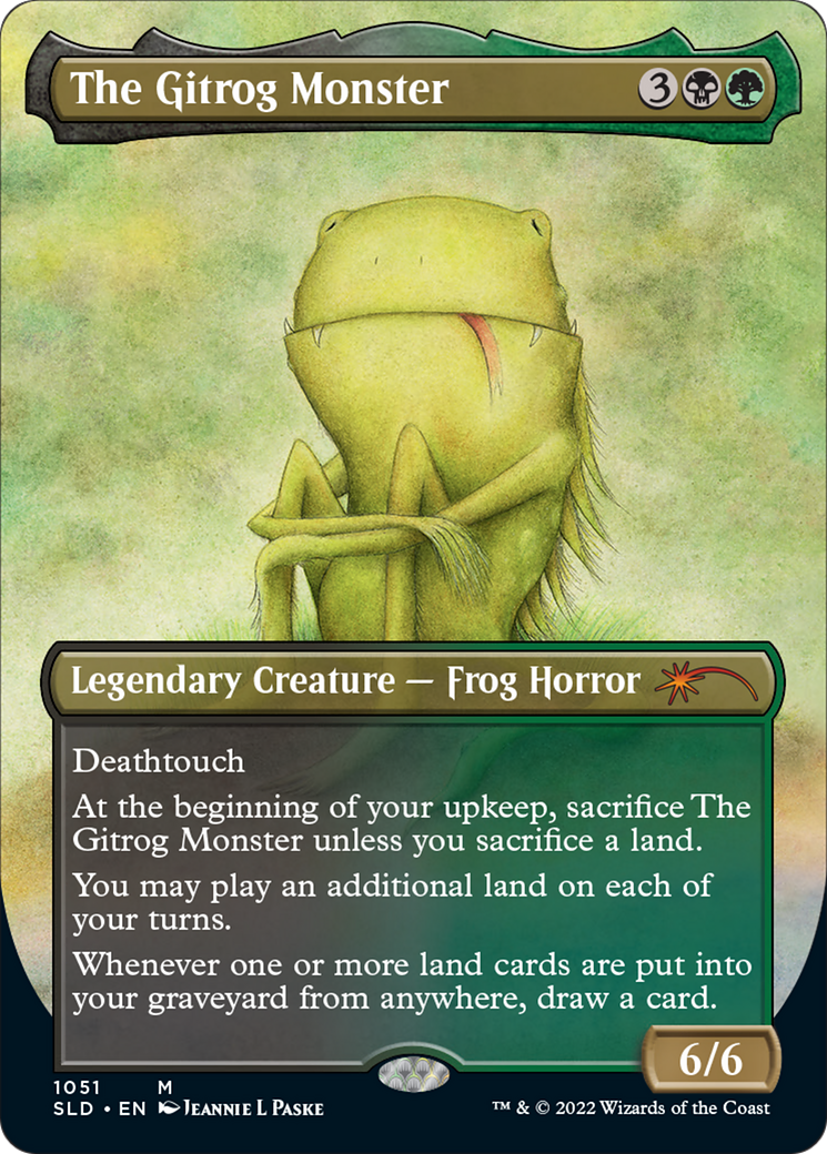 The Gitrog Monster (Borderless) (SLD-1051) - Secret Lair Drop (Borderless)
