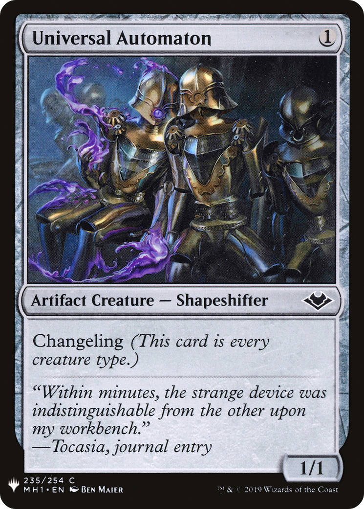 Universal Automaton (LIST-235) - The List