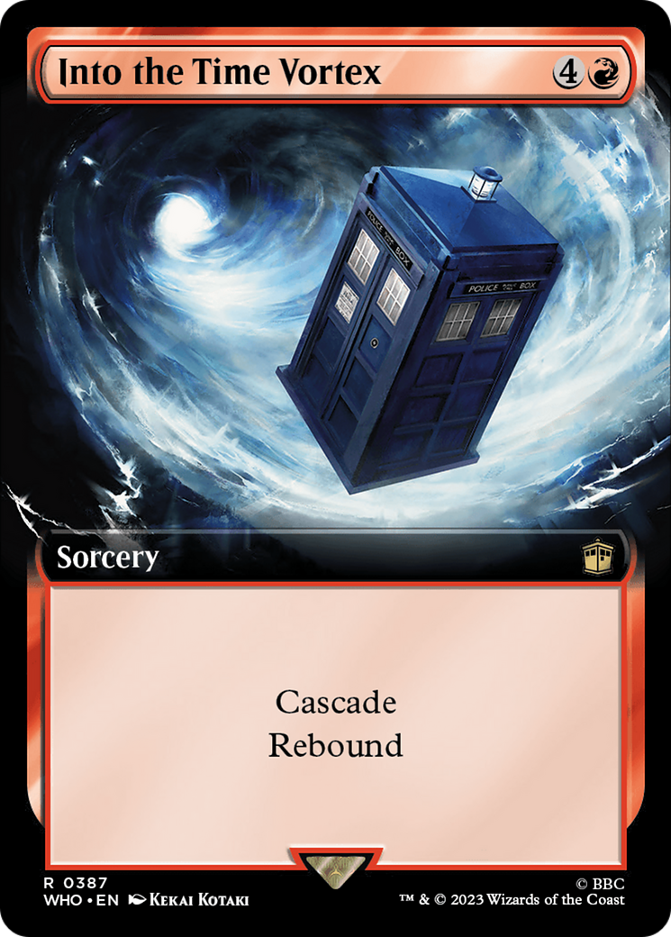 Into the Time Vortex (Extended Art) (WHO-387) - Doctor Who: (Extended Art)