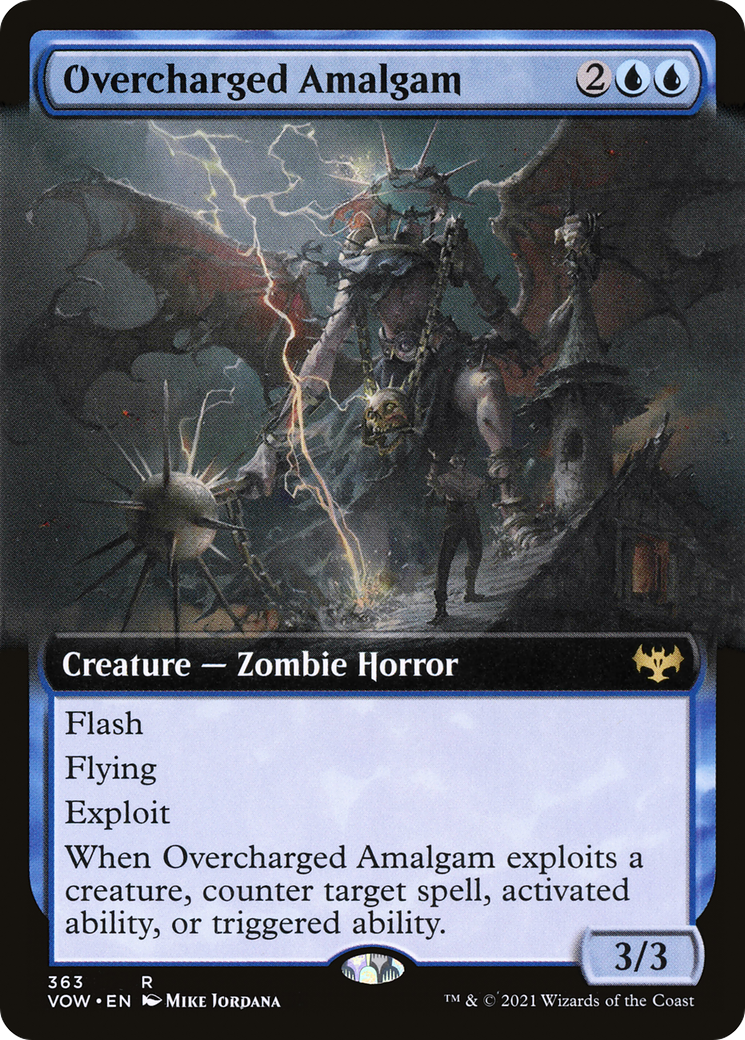 Overcharged Amalgam (Extended Art) (VOW-363) - Innistrad: Crimson Vow: (Extended Art)