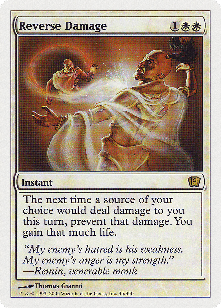 Reverse Damage (9ED-035) - 9th Edition Foil