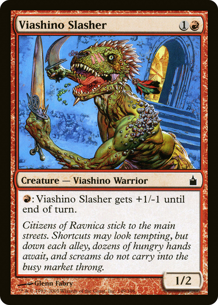 Viashino Slasher (RAV-149) - Ravnica: City of Guilds Foil