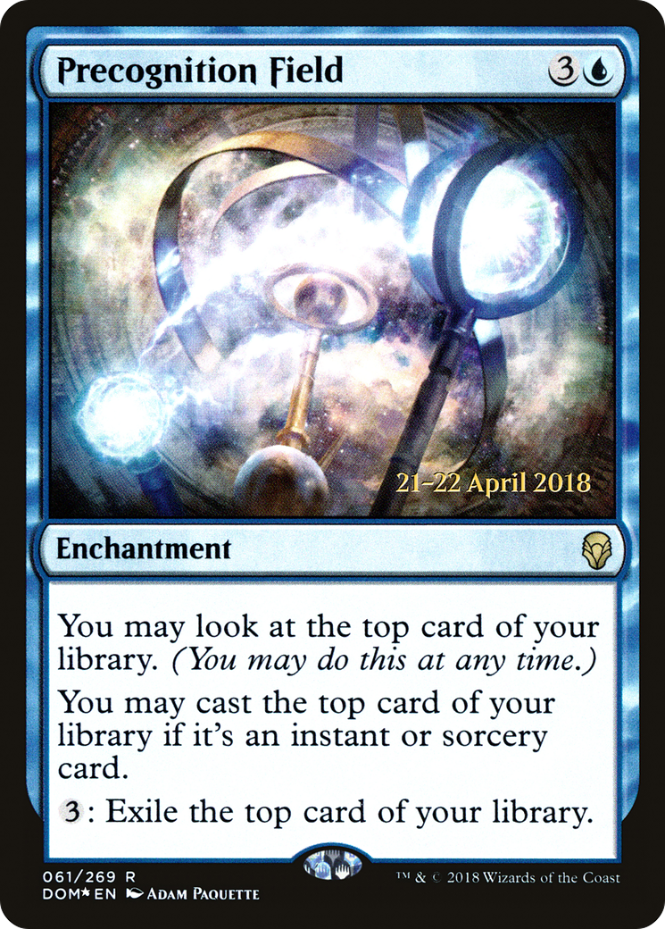 Precognition Field (PRE-061) - Dominaria Promos Foil