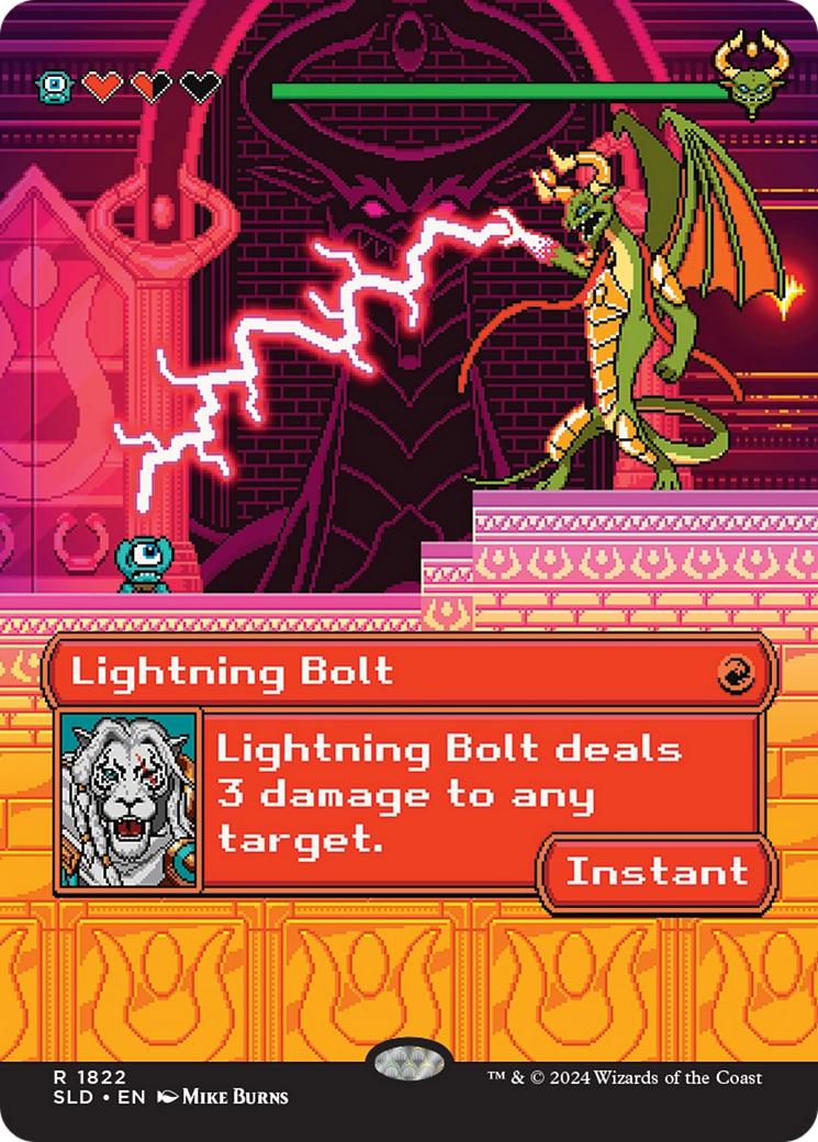 Lightning Bolt (SLD-1822) - Secret Lair Drop (Borderless) Foil