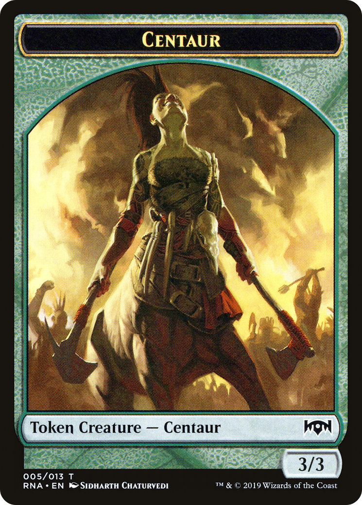 Centaur Token (RNA-005) - Ravnica Allegiance Tokens