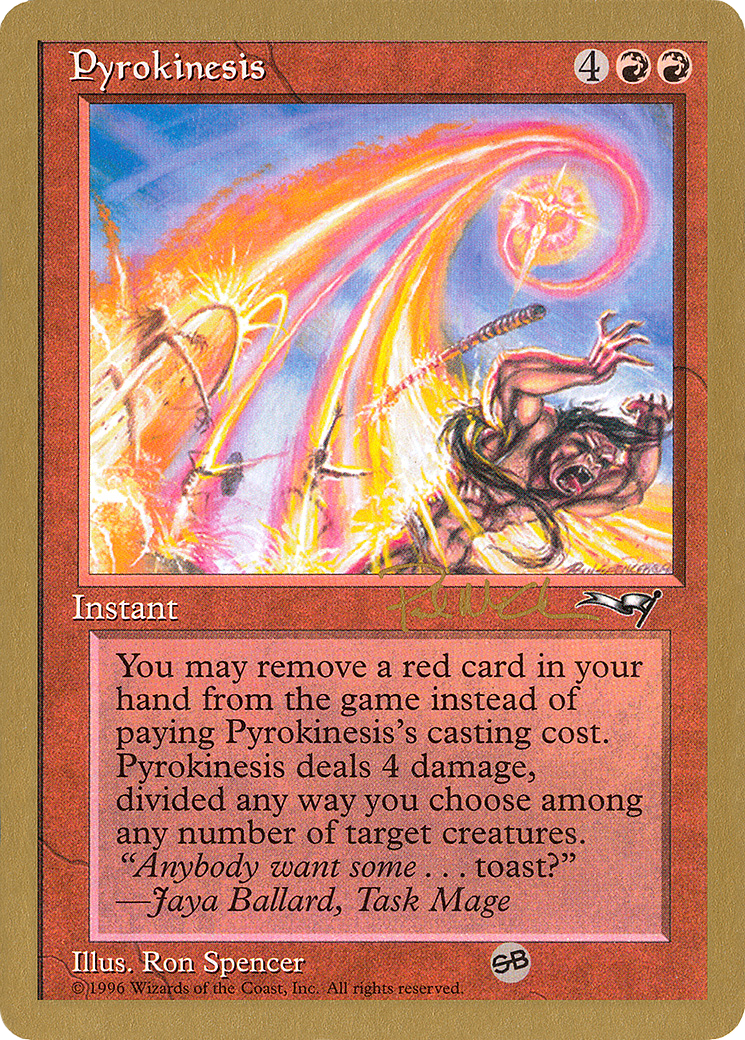 Pyrokinesis - 1997 Paul McCabe (ALL) (SB) (WCD-) - World Championship Decks 1997