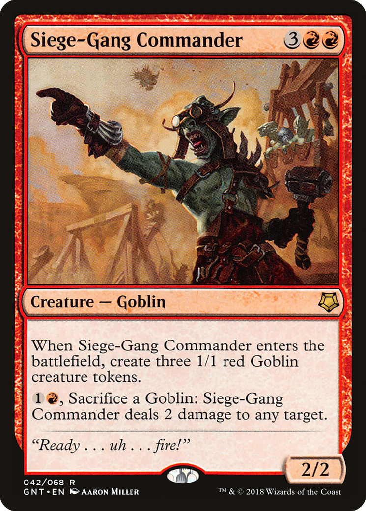 Siege-Gang Commander (GNT-042) - Game Night