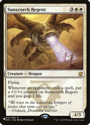 Sunscorch Regent (LIST-041/264) - The List Reprints