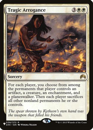 Tragic Arrogance (LIST-038/272) - The List Reprints