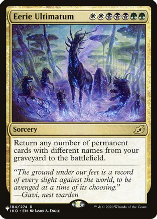 Eerie Ultimatum (LIST-184/274) - The List Reprints
