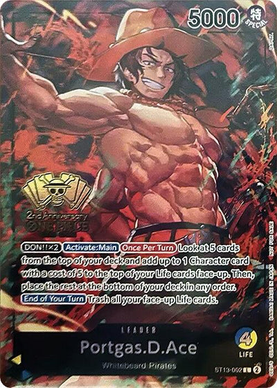 Portgas.D.Ace (2nd Anniversary Tournament) [One Piece Promotion Cards]