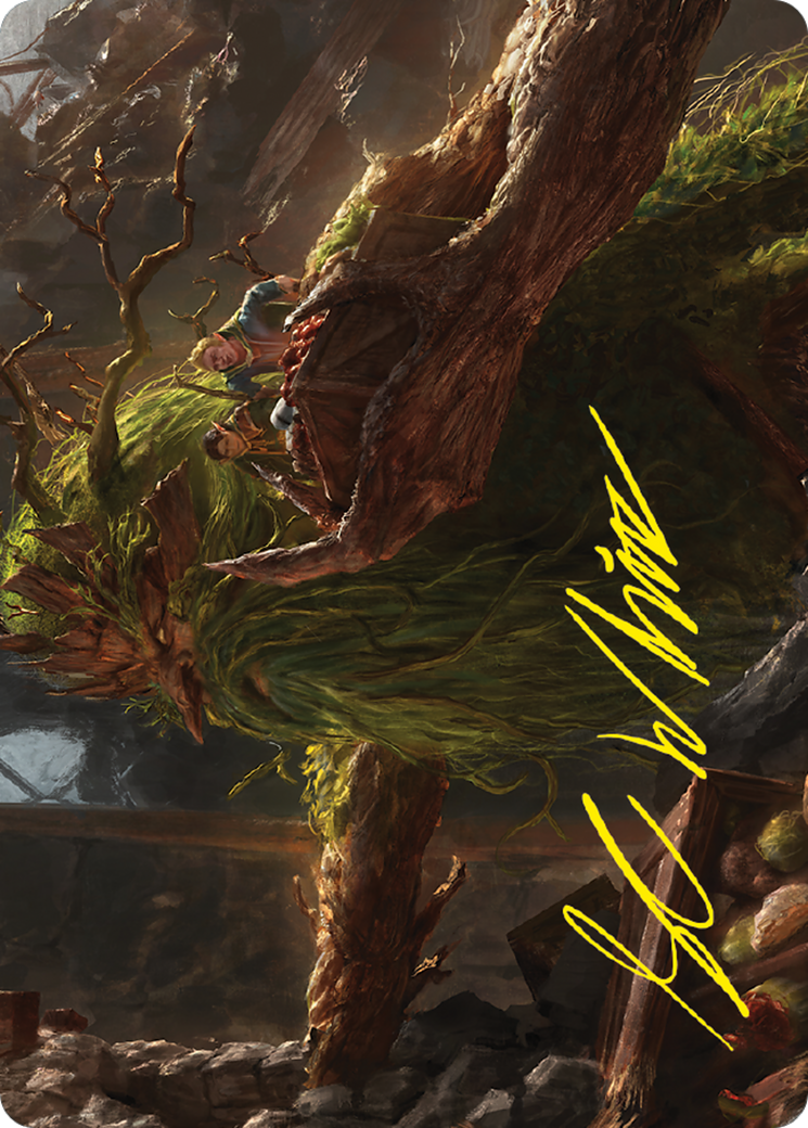Treebeard, Gracious Host // Treebeard, Gracious Host (ALTR-067) - Tales of Middle-earth Art Series (Borderless) Foil