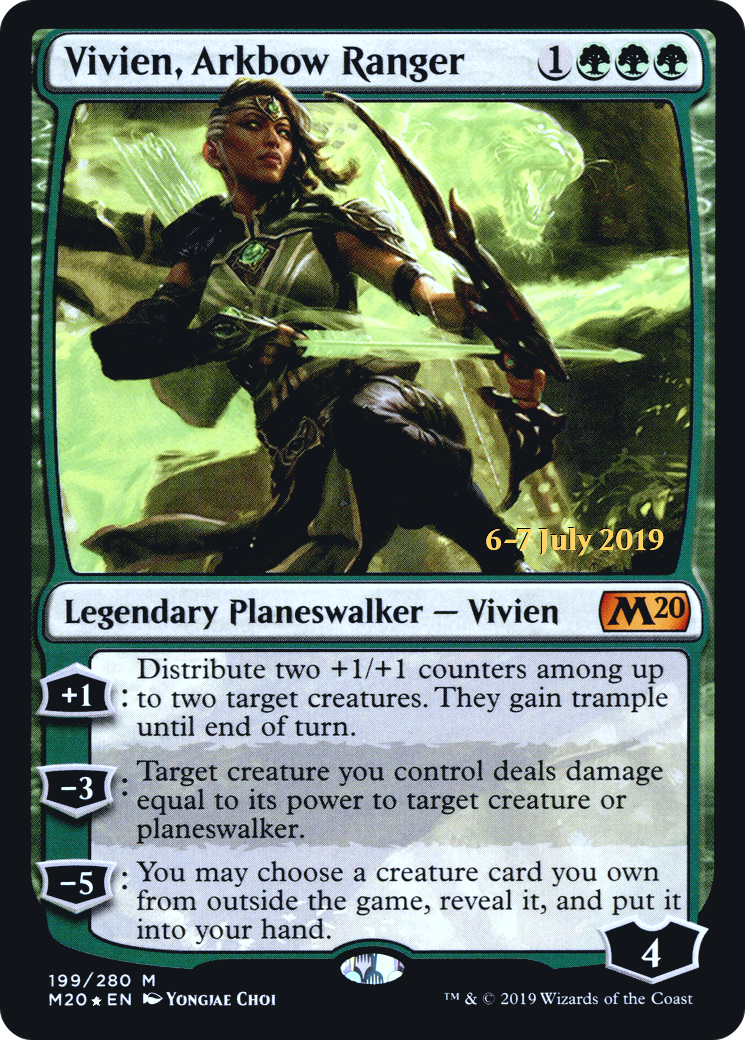 Vivien, Arkbow Ranger (PRE-199) - Core Set 2020 Promos Foil