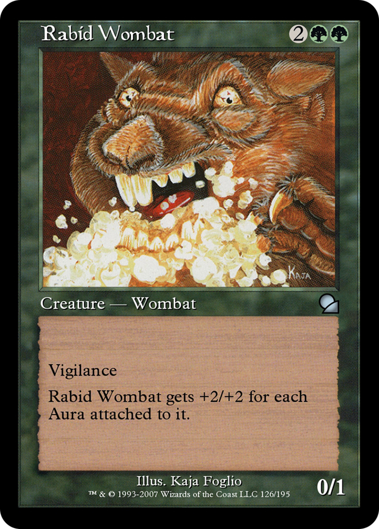 Rabid Wombat (ME1-126) - Masters Edition Foil